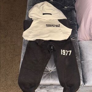 Essentials Black Sweatpants Comfortable Casual Wear